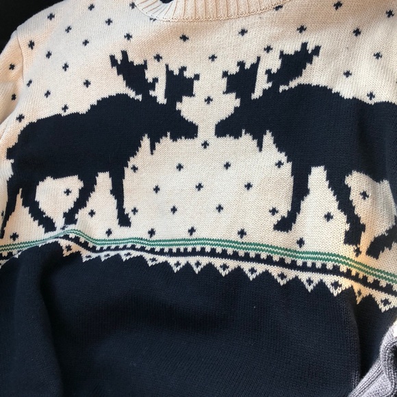 Weatherproof Vintage Boyfriend Moose Sweater - Picture 2 of 4